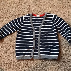 Boys striped cardigan